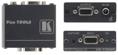 25Gbps) 解像度 : 最大 UXGA 1080p 36 ビット 電源 :12V DC, 410mA コントロール :SELECT ボタン EDID モード表示 LED 外形寸法 :12.0cm x 7.2cm x 2.4cm( 幅 奥行 高さ ) 重量 : 約 0.