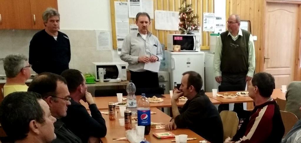 Megköszönték a műhely 2017 évi munkáját, és kívántak mindenkinek sikerekben