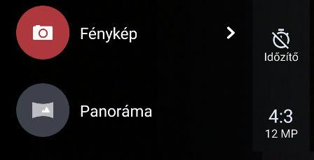 81 Fényképek és videók készítése 3. Érintse meg a használni kívánt felvételi módot. 4. A Keresőképernyőn található elemmel gyorsan válthat az előoldali és a főkamera között. 5.