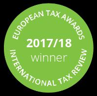 Az Év Európai Adótanácsadó Cége 2017/18 Az Év Adótanácsadó Cége Magyarországon 2017/18 International Tax Review European Tax Awards Az év adójogi