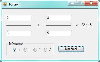 Elkészültünk a halmazos programunkkal.