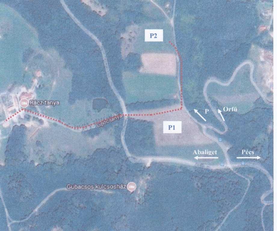 Gépkocsival: A Pécs felől érkezők az Orfű-Abaliget elágazásban Orfű irányába fordulva érik el a parkolókba vezető utat.