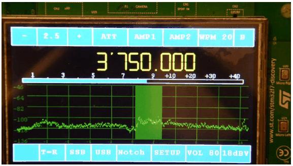 2 A "Husarek DSP" rádióállomás vezetője az STM32F746G-Disco modulon alapult. Az alapvető funkciókat az alábbiakban ismertetjük.