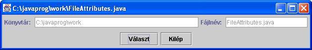 :FileChooserTest (ActionListener) btvalaszt (ActionEvent) import