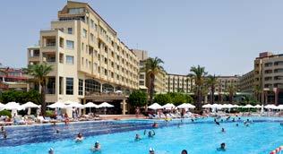 TÖRÖKORSZÁG / SIDE U Ultra 145 200 Ft www.euphoriahotels.com (00 90) 242 748 7148 EUPHORIA PALM BEACH Fekvése: A szálloda Sideben fekszik, az antalyai nemzetközi repülőtértől kb.