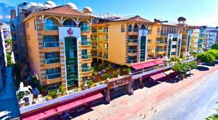 TÖRÖKORSZÁG / ALANYA KLEOPATRA ADA www.feriahotels.com (00 90) 242 512 8744 Fekvése: A szálloda Alanya központjában fekszik, a homokos tengerparttól kb.