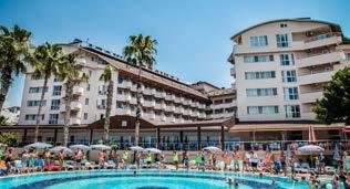 TÖRÖKORSZÁG / ALANYA EXCLUSIVE 111 900 Ft www.remi.com.tr (00 90) 242 513 7701 REMI Fekvése: A szálloda a csodálatos Kleopatra Beach-től kb.
