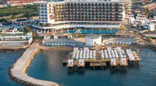 TÖRÖKORSZÁG / ALANYA U RUBI PLATINUM www.rubiplatinum.com (00 90) 242 272 7330 Fekvése: A hotel a homokos és sziklás tengerparton fekszik Alanyában, a központtól kb. 22 km-re, Side városától kb.