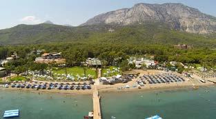 45 km-re, Kemer városközpontjától kb. 13 km-re.