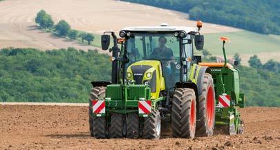 Beépített frontfüggesztés A hatékony munkavégzéshez elengedhetetlen a traktor és munkagép közötti erőteljes kapcsolat.