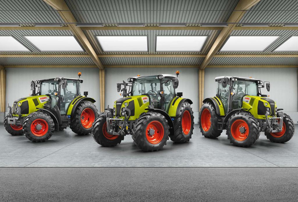 ARION 460-410 Tartalom Újdonságok 6 CPS CLAAS POWER SYSTEMS 8 Motor 10 Hajtómű 14 Felépítés 20 Hidraulika 24 Hátsó emelőszerkezet/tlt 26 Frontfüggesztés 28 Homlokrakodó 30 Kényelem 32 Vezetőfülke