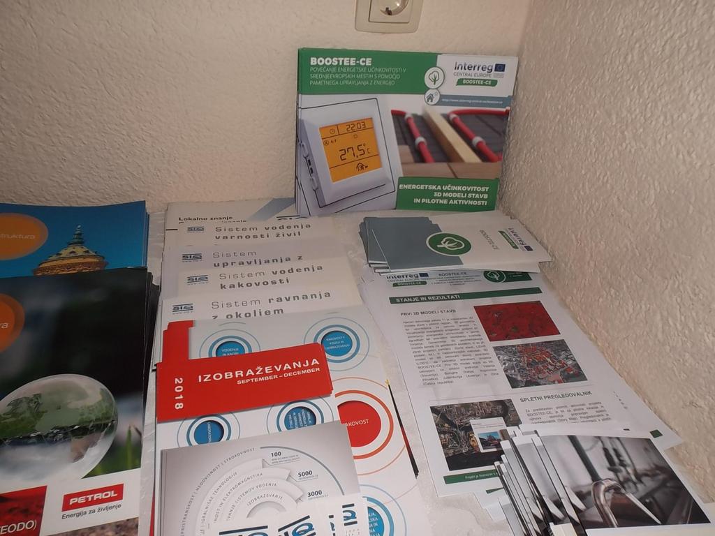The participants were informed about the progress of and local pilot installation of smart meters in the Music School Fran Korun Koželjski Velenje by Municipality Velenje.