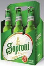4,8-5,1% V/V 0,33 l/db GREVENSTEINER : 5,2% V/V 4 db/gyűjtő SOPRONI SÖR