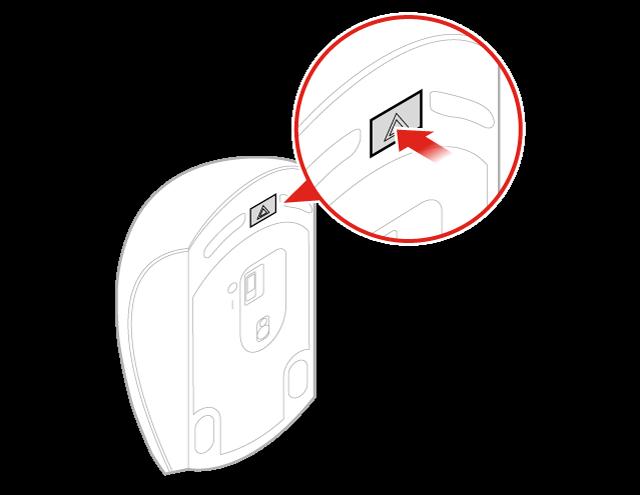 A vezeték nélküli egér cseréje 1. Húzza ki az USB hardverkulcsot a számítógépből. Ezután távolítsa el a régi vezeték nélküli egeret. 2. Vegye ki az új vezeték nélküli egeret a csomagolásból. 3.