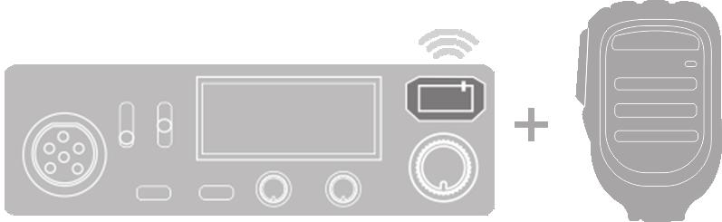 Pairing procedure between BT-DONGLE 8001 and BT-MIKE 8500: 1. Connect BT-DONGLE to the transceiver and wait for the adapter to activate pairing mode (after ~2 minutes).