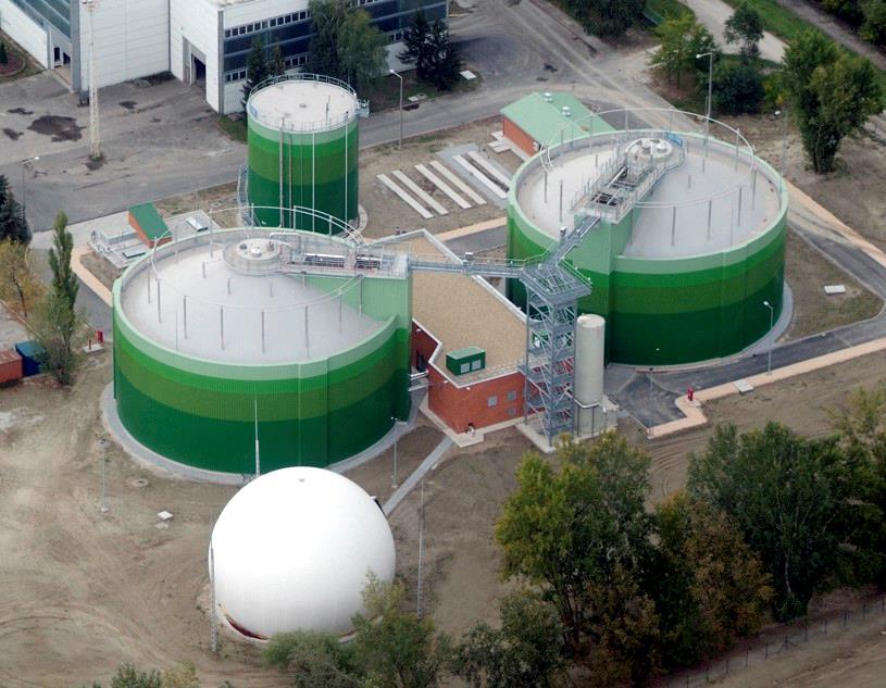 Biogázhasznosító az Észak-pesti
