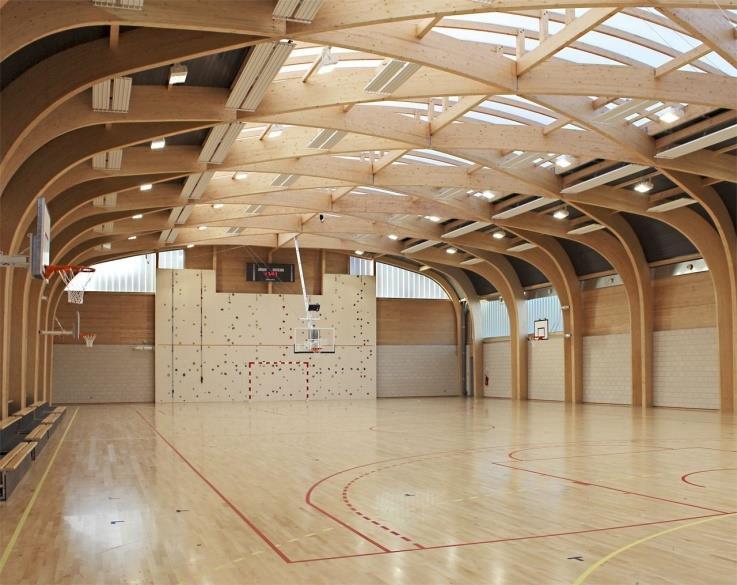 sportcsarnokok, ipari és mezőgazdasági