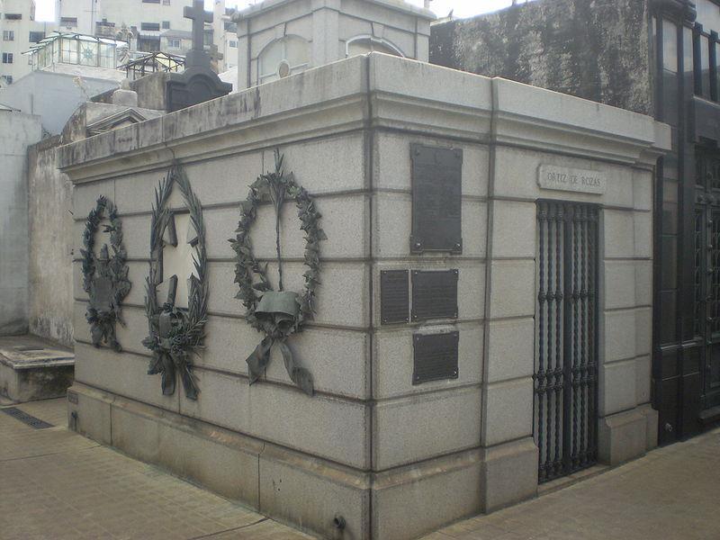 Recoleta temető Ortiz család sírboltja