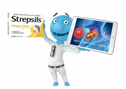 Enyhíti a helyi tüneteket, a kínzó torokfájást LAKÓZ ÉS GLUÉNmentes -20% Antibakteriális, gombaés vírusellenes hatású
