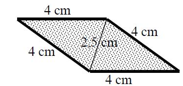 750. Egy húrtrapéz (egyenlő szárú trapéz) egyik alapjának hossza 7 cm, ezen az alapon fekvő szögei 60 -osak. A trapéz szárai 4 cm-esek. Számítsa ki a másik alap hosszát! Számítását részletezze!