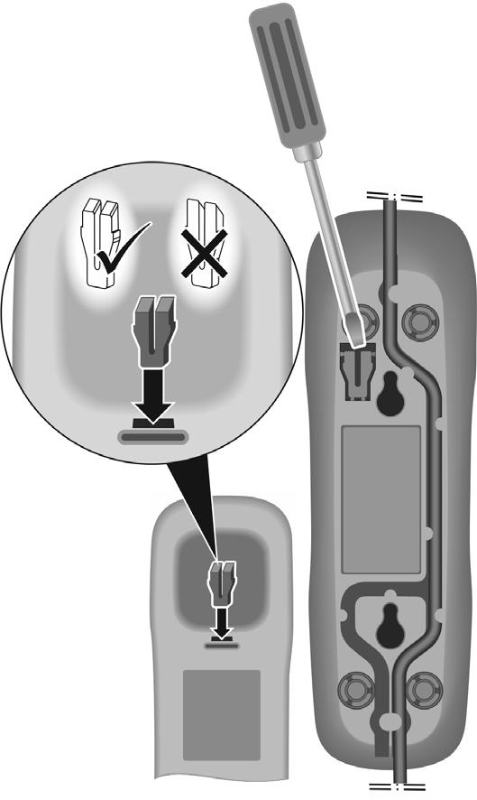 2 A telefon csatlakoztatása Csatlakoztassa a telefont a telefonvonal aljzatához a mellékelt telefonkábellel és szükség esetén a mellékelt telefonadapterek egyikével.