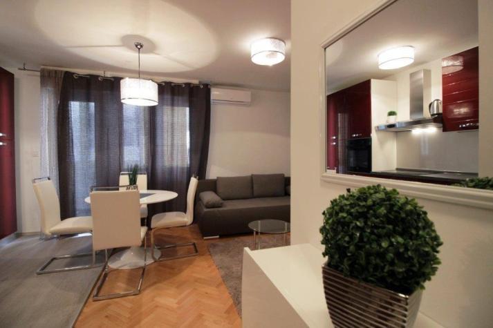 Az apartman 47 m 2 -én 1 szoba, étkező