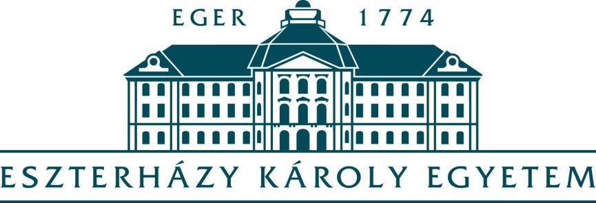 AZ ESZTERHÁZY KÁROLY EGYETEM AGRÁRTUDOMÁNYI ÉS VIDÉKFEJLESZTÉSI KAR TANULMÁNYI ÉS KREDITBIZOTTSÁGÁNAK ÜGYRENDJE Általános rendelkezések 1.