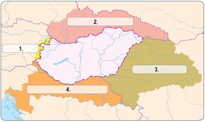 Kosáry Domokos Történelemverseny, 2017/18-as tanév 9. A feladat Magyarország trianoni békével elszenvedett területveszteségeiről szól.