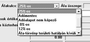 A besorolások használata az áfa nyomtatványokkal függ össze.