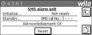 3.8.1 Telemetry SMS-beállítás (5/1.