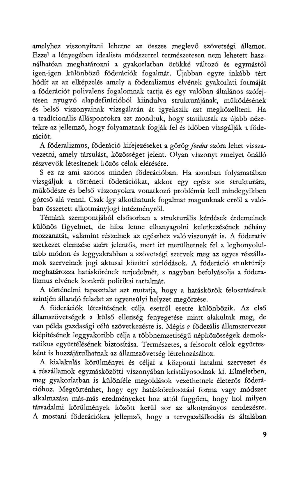 amelyhez viszonyítani lehetne az összes meglevő szövetségi államot.