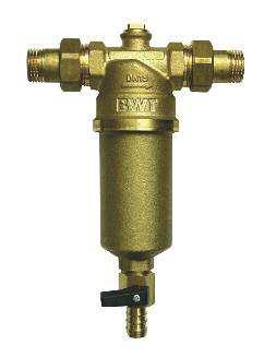 Protector Mini HR 1/2 3/4 Névleges csatlakozóméret DN 15 20 Átfolyási teljesítmény p 0,2 bar esetén m 3 /h 1,6 2,8 Üzemi nyomás min/max bar 1,5/25 1,5/25 Víz hőmérséklet min/max C 5/70 5/70