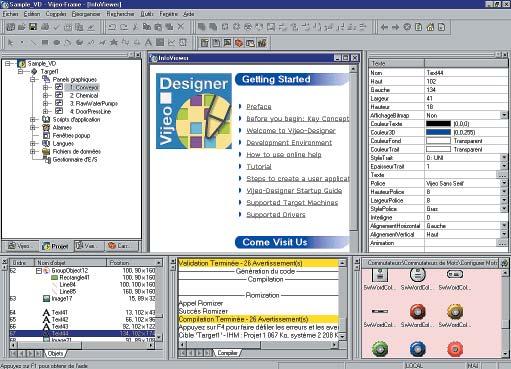 Vijeo Designer Konfigurálószoftver a Magelis XBT GT, GK és GTW grafikus terminálok, valamint a Magelis Smart és Compact ipc ipari számítógépekhez A Vijeo Designer konfigurálószoftverrel kezelői
