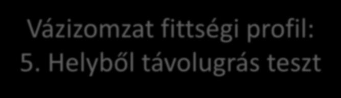 Vázizomzat fittségi