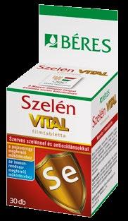 itaminok, ásványi anyagok Béres Szelén ital filmtabletta, 30 db Szerves szelénnel és antioxidánsokkal!
