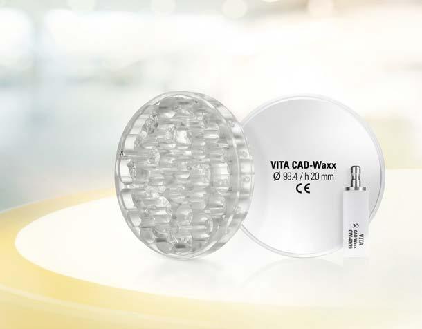 VITA CAD-WAXX A legjobb megoldások Wax-up és fúrási sablonok céljára VITA SUPRINITY PC VITA ENAMIC VITABLOCS TÉNYEK & ADATOK Mit? Előnyök?