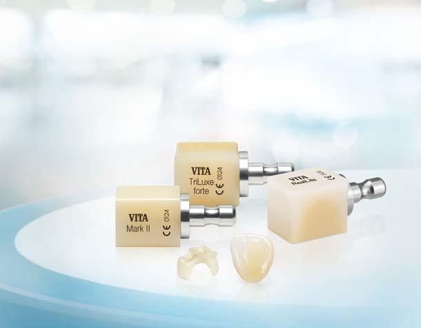 VITABLOCS Mark II, TriLuxe forte, RealLife Milliószorosan bevált. VITA SUPRINITY PC VITA ENAMIC VITABLOCS TÉNYEK & ADATOK Mit? Előnyök? Milyen célra?