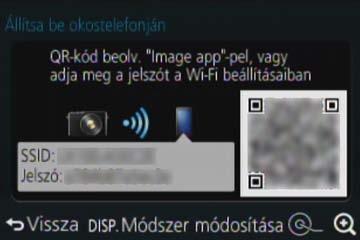 Wi-Fi A fényképezőgép működtetése okostelefonhoz csatlakoztatva Csatlakoztatás okostelefonhoz A [Wi-Fi] gombot nyomva tartva vagy az NFC-funkcióval könnyen létrehozhatja a Wi-Fi csatlakozást a
