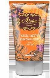 Kiszerelés: 100 ml/15 ml Wailea Smooth Bronzing Lotion Kis mennyiségű bronzosítóval A Wailea Smooth Bronzing Lotion egyesíti az aloe barbadensis kivonatát, a narancsban,