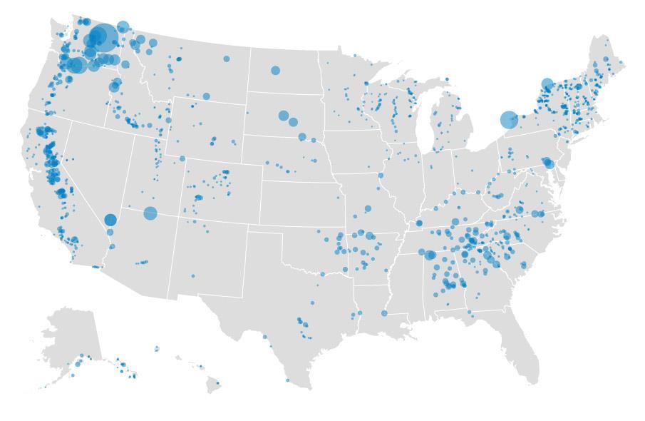 Vízerőművek az Egyesült Államokban (2016)