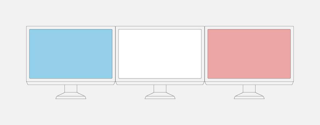ScreenManager Pro: Személyre szabott beállítások EIZO monitor: optimális tükröződésmentesség Teljesen villódzásmentesen: Hagyományos monitor: nem kívánt visszaverődés Azért, hogy kíméljük a szemét,