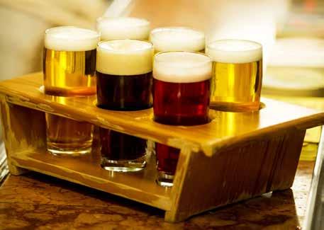 A 6 féle sör: Stella Artois, Delirium Tremens, Leffe Blonde, Leffe Dark, Hoegaarden, Belle Vue Kriek. Több fő részére egy 3 literes Leffe, Hoegaarden Zsiráf.