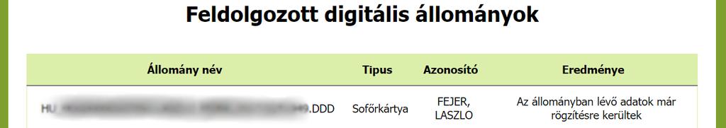 Miután kiválasztottuk a fájlokat, rákattintunk az Összes feldolgozása gombra, és a program elmenti a teljes kiválasztott állományt.