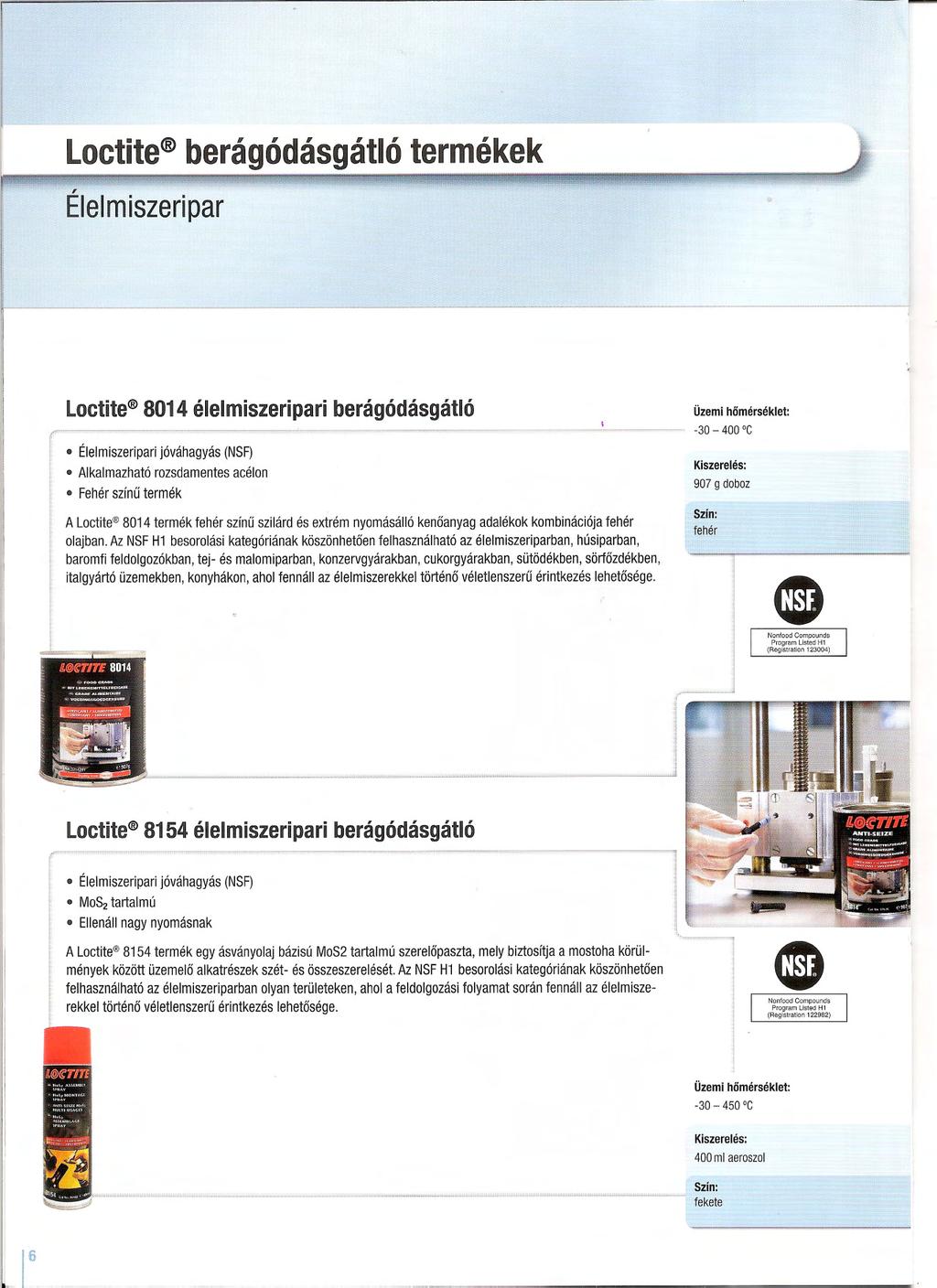 Loctite termékek th ~"". I!