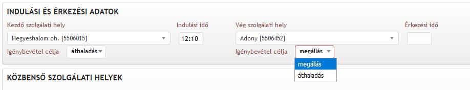 megadásával, illetve annak a menetvonal iktatószámnak a megadásával lehet jelezni, amelyet a pályahálózat működtető visszavont.