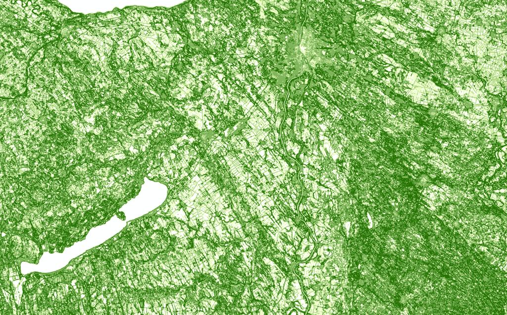 Zöldinfrastruktúra tipológizálás - Diverzitás térkép Elkészült az országra a