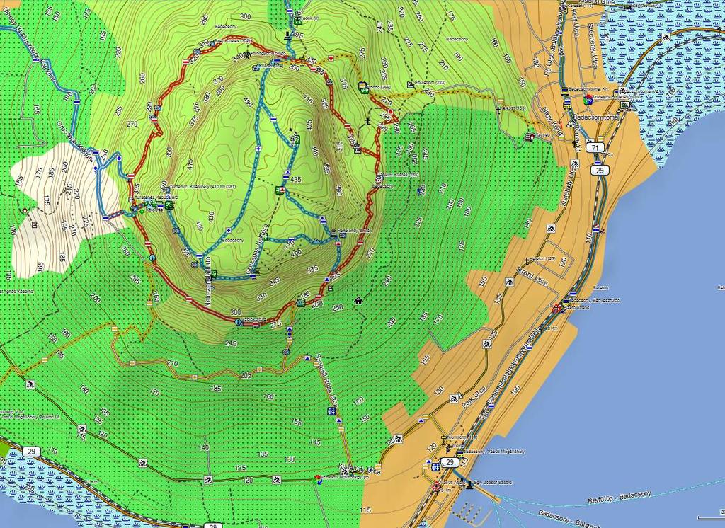 Vasárnapi túra (április 29.): a Badacsony vulkán körbejárása kb. 11 km-es túra sok látnivalóval.