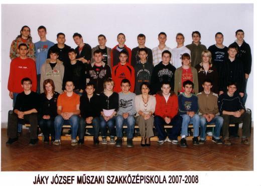 Osztályfőnök: Nardai Márta Baki Zsolt, Bardon Anita Dóra, Bánki András, Boros Tamás, Bozóki Gábor Zsolt, Csorba Norbert, Csörgő Balázs, Csörgő Csaba, Édes Kristóf, Füri Kitti, Hadarik Ádám, Harangozó