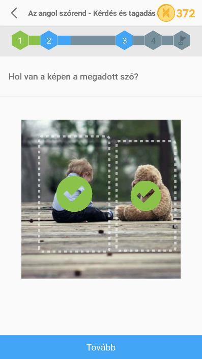 Xeropan 2 (mobilos változat) Xeropan 2 (mobilos változat) Szavak párosítása képrészlettel Megjelenik egy angol szó, és a képen a szónak megfelelő képrészleten kell