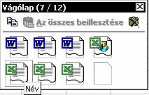16 A megújult Office Office Vágólap Egymás után 12 kijelölt objektumot vagy teljes adatbázis rekordot is felhelyezhetünk a vágólapra, ahonnan azok tetszőleges sorrendben az Access
